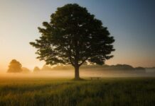 “일과 삶의 균형이 건강을 지킨다”…직장인 건강관리, 하이브리드 근무시대에 다시 주목 green leafed tree surrounded by fog during daytime